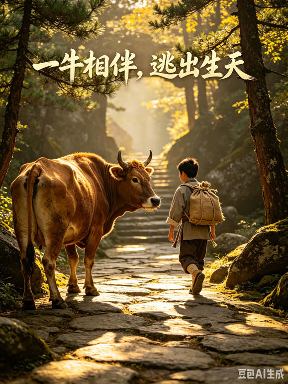 一牛相伴，逃出生天