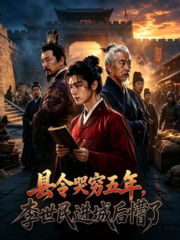 县令哭穷五年，李世民进城后懵了短剧海报