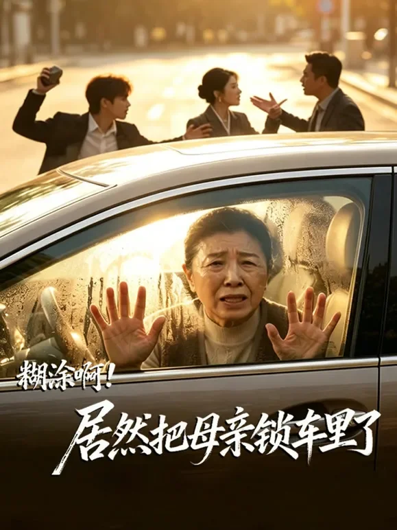 糊涂啊！居然把母亲锁车里了短剧海报