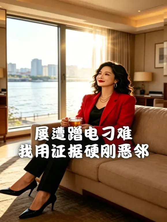 屡遭蹭电刁难，我用证据硬刚恶邻短剧海报