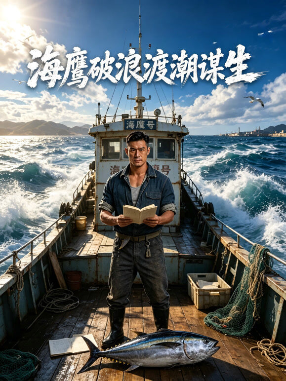 海鹰破浪渡潮谋生