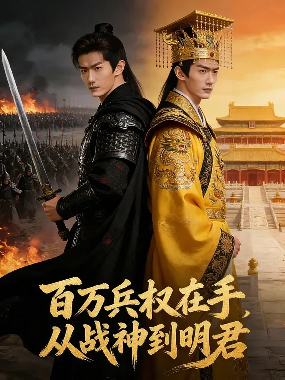 百万兵权在手，从战神到明君短剧海报