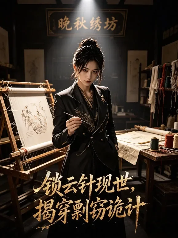 锁云针现世，揭穿剽窃诡计短剧海报