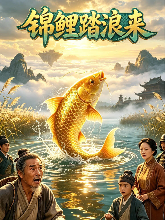 锦鲤踏浪来