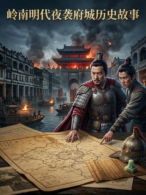 岭南明代夜袭府城历史故事