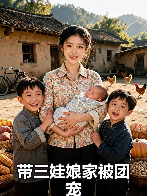 带三娃娘家被团宠