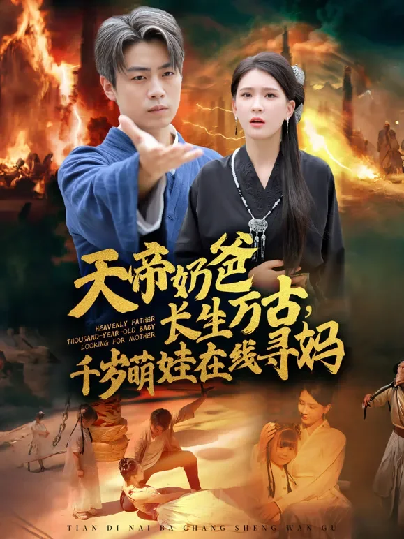 天帝奶爸长生万古，千岁萌娃在线寻妈短剧海报