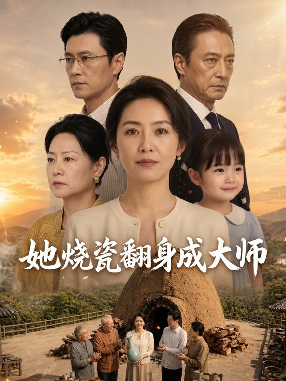 她烧瓷翻身成大师