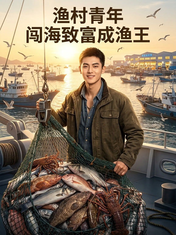 渔村青年闯海致富成渔王