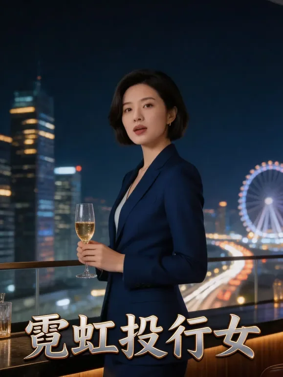 霓虹投行女短剧海报
