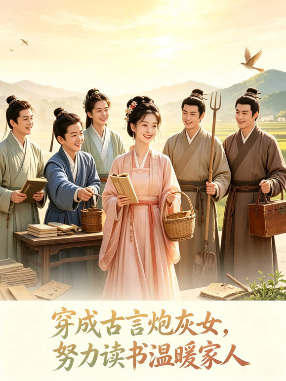穿成古言炮灰女，努力读书温暖家人