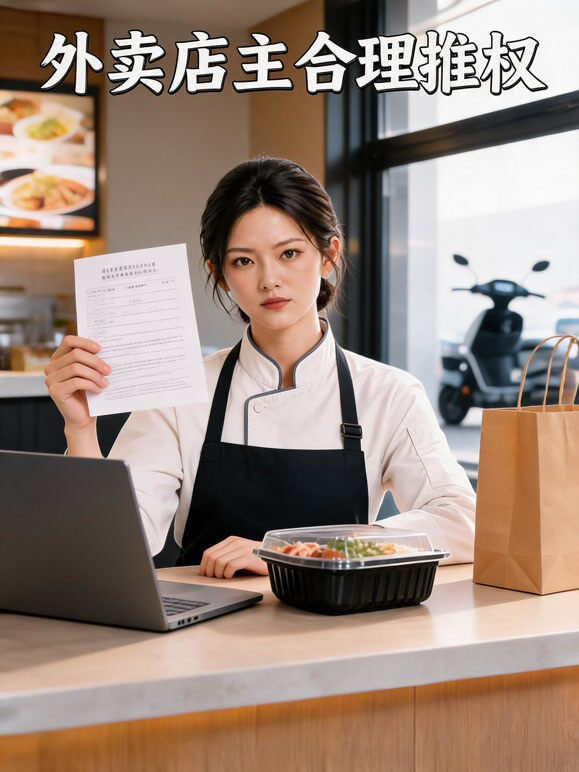 外卖店主合理维权