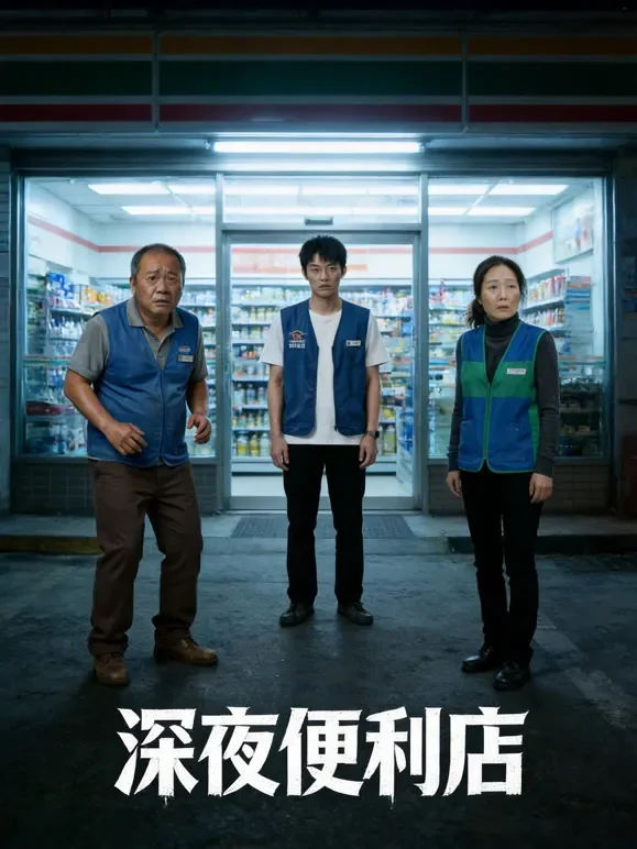 深夜便利店短剧海报