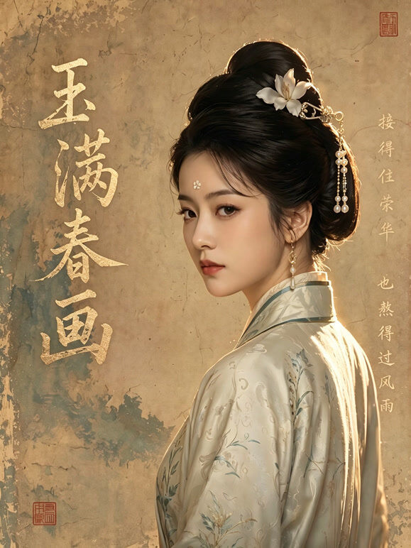 玉满春画