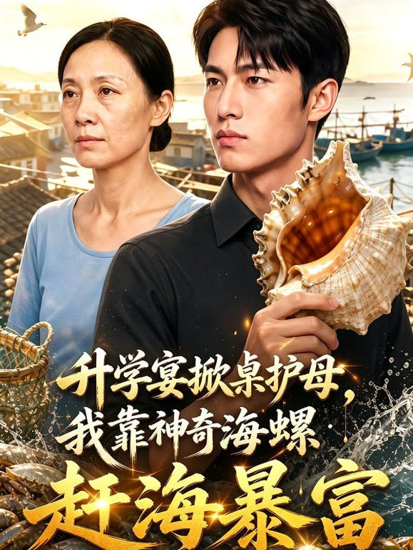 升学宴掀桌护母，我靠神奇海螺赶海暴富
