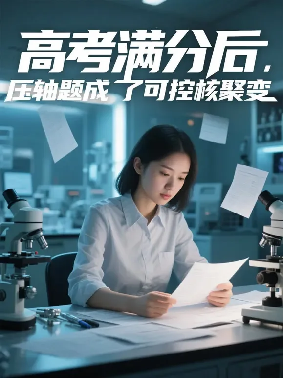 高考满分后，压轴题成了可控核聚变短剧海报
