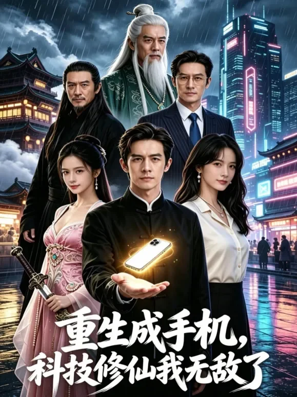 重生成手机，科技修仙我无敌了短剧海报