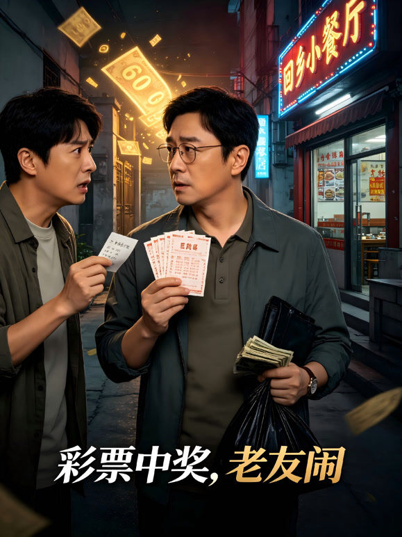 彩票中奖，老友闹