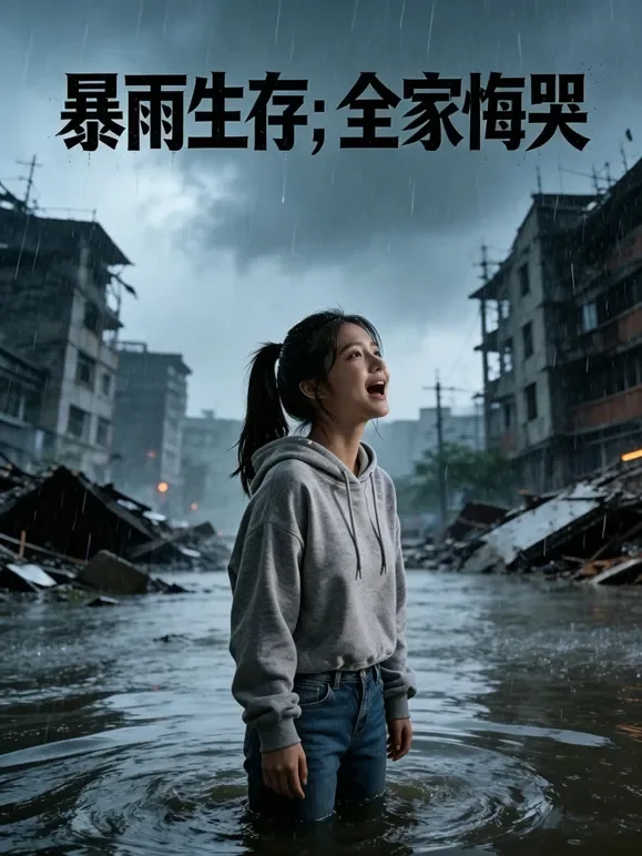 暴雨生存：全家悔哭短剧海报