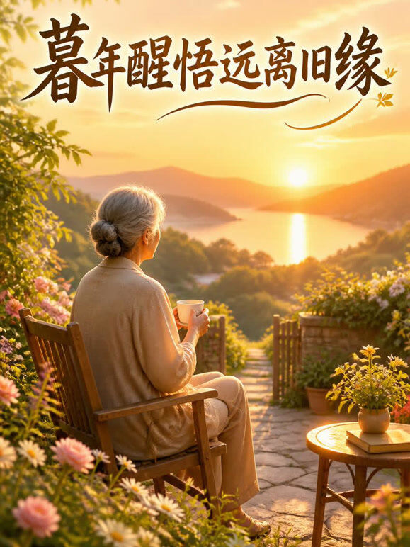 暮年醒悟远离旧缘