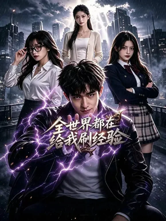 全世界都在给我刷经验短剧海报