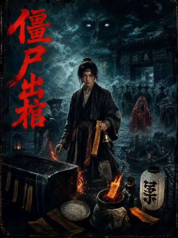 僵尸出棺短剧海报