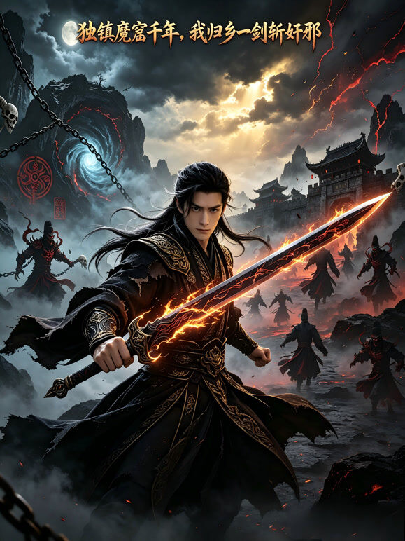 独镇魔窟千年，我归乡一剑斩奸邪