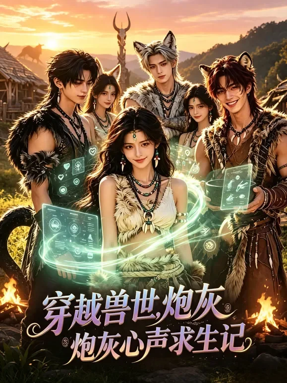穿成兽世炮灰，全员偷听我心声1短剧海报