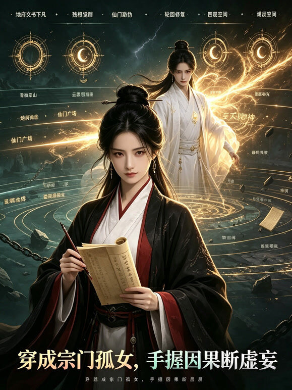 穿成宗门孤女，手握因果断虚妄