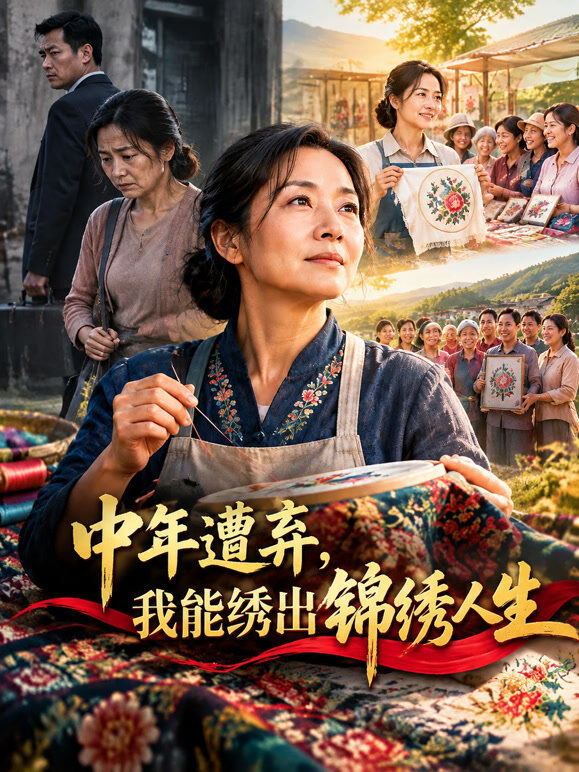 中年遭弃，我能绣出锦绣人生