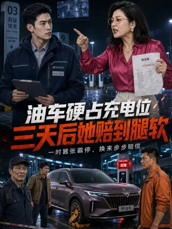 油车硬占充电位，三天后她赔到腿软短剧海报