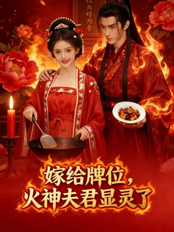 嫁给牌位，火神夫君显灵了短剧海报