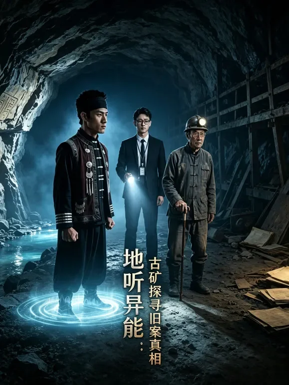 《地听异能：古矿探寻旧案真相》短剧海报