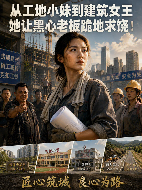 从工地小妹到建筑女王，她让黑心老板跪地求饶！