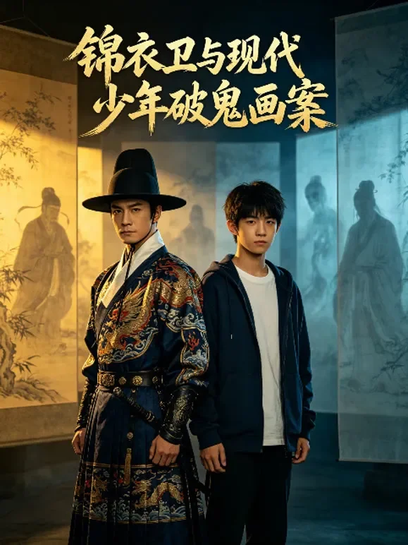 锦衣卫与现代少年破鬼画案短剧海报