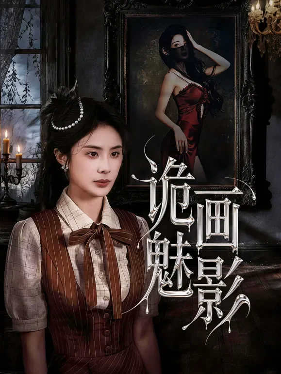 诡画魅影短剧海报