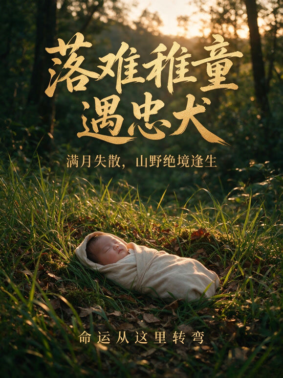 落难稚童遇忠犬