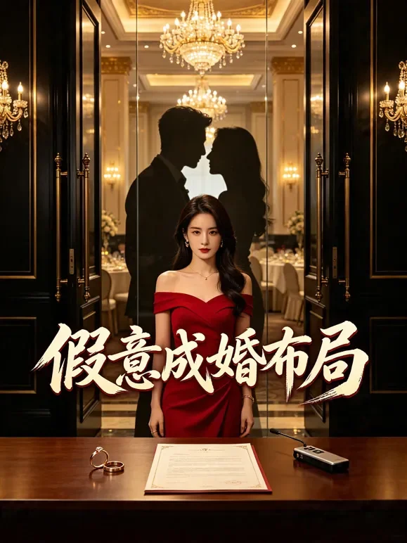假意成婚布局短剧海报