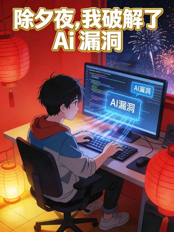 除夕夜，我破解了ai漏洞短剧海报