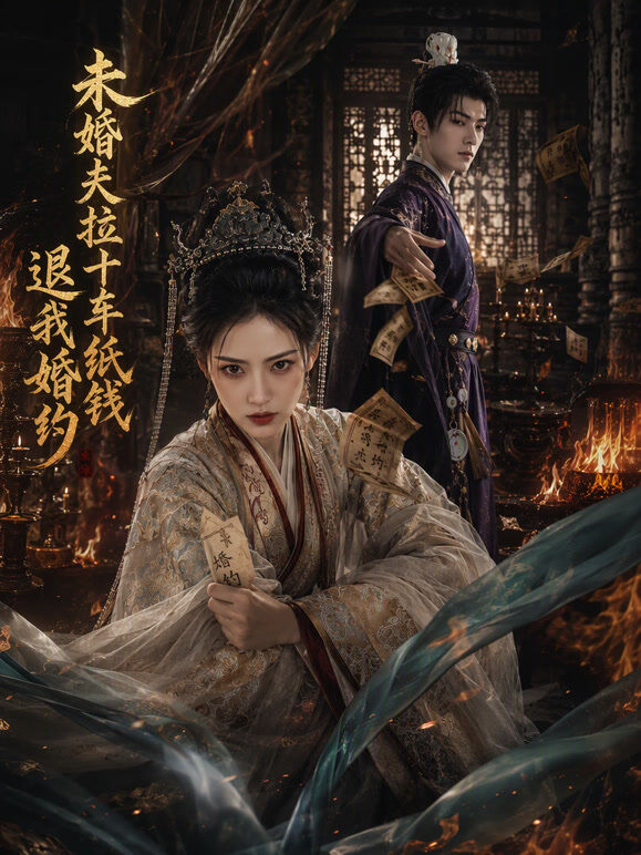 未婚夫拉十车纸钱退我婚约
