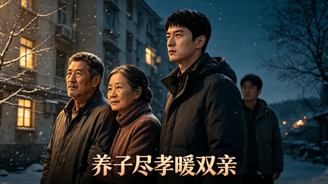 养子尽孝暖双亲