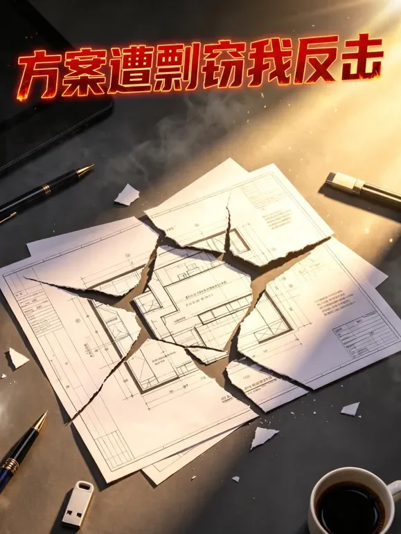 方案遭剽窃我反击短剧海报