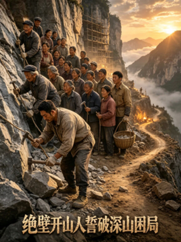 绝壁开山人誓破深山困局