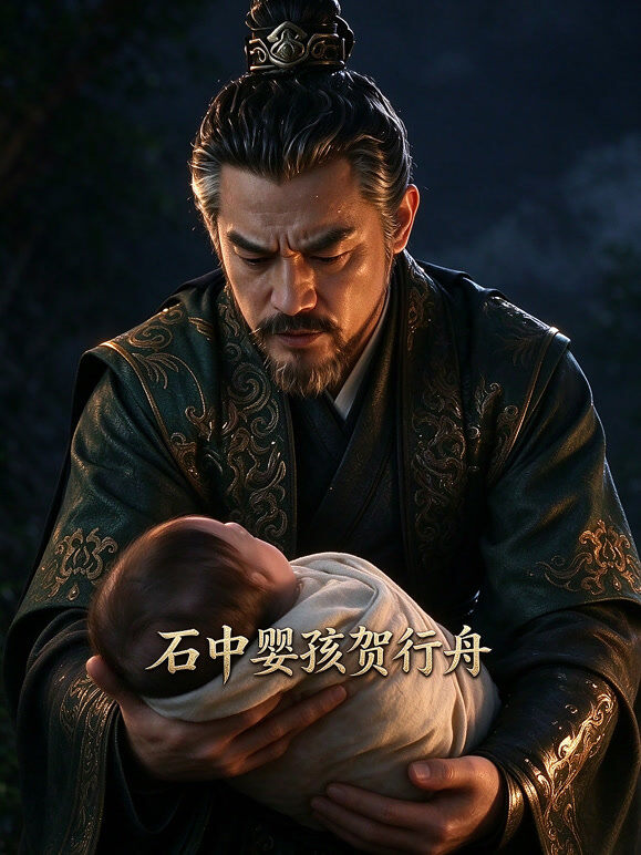 石中婴孩贺行舟