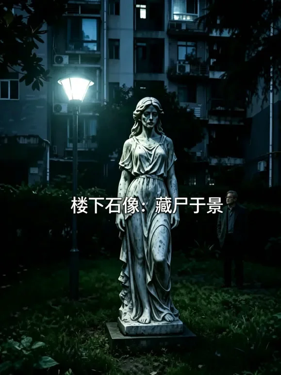 楼下石像：藏尸于景短剧海报