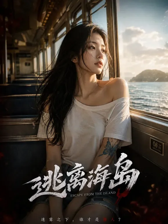 逃离海岛短剧海报