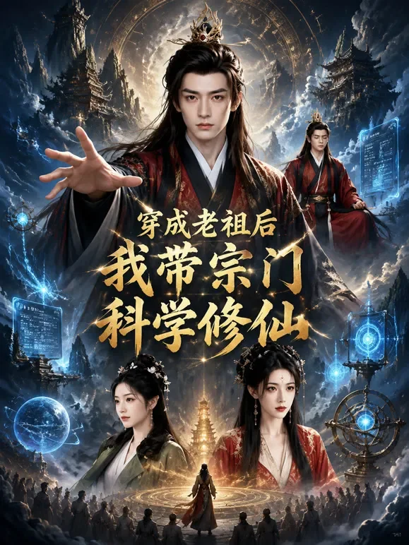 穿成老祖后我带宗门科学修仙短剧海报