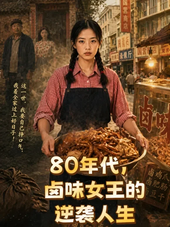 80年代，卤味女王的逆袭人生短剧海报