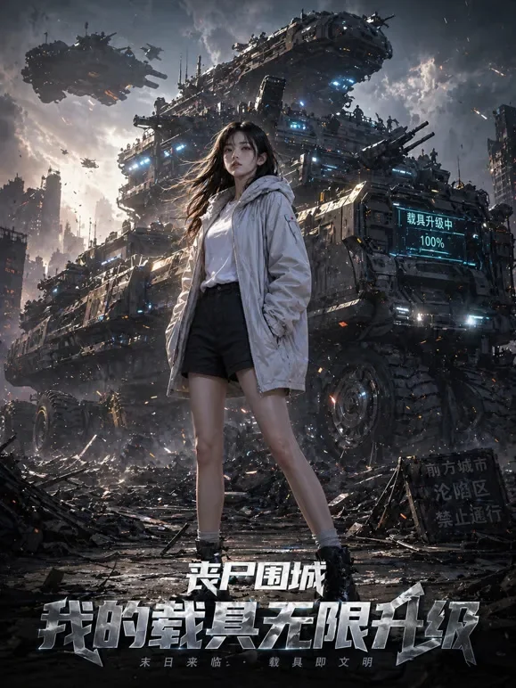 丧尸围城，我的载具无限升级短剧海报