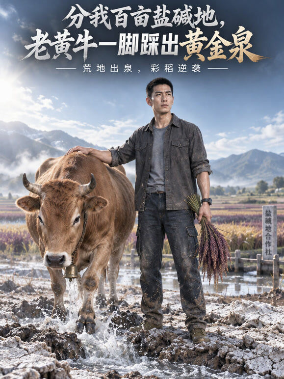 分我百亩盐碱地？老黄牛一脚踩出黄金泉